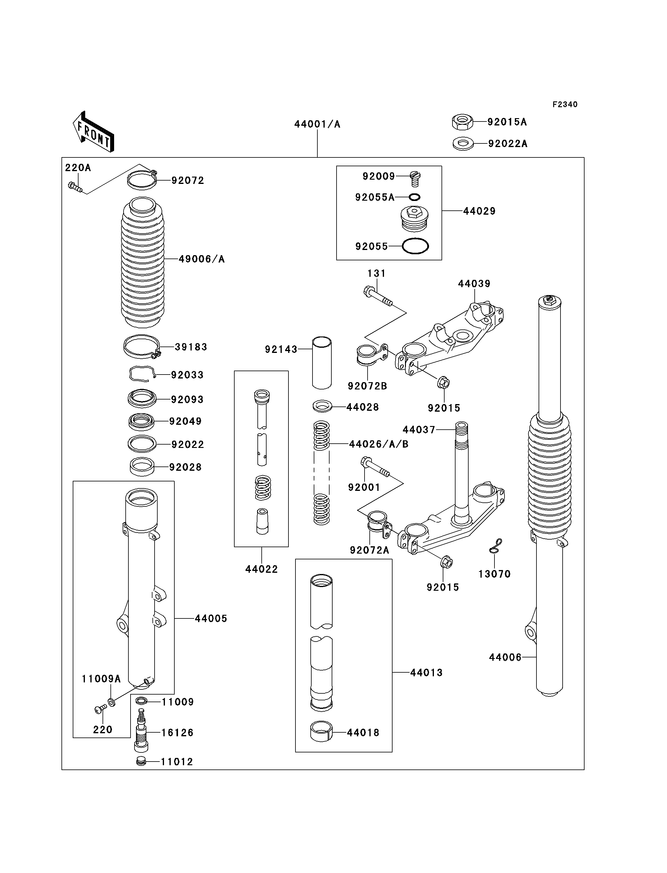 Kawasaki Original Ersatzteilsuche - OEM Katalog