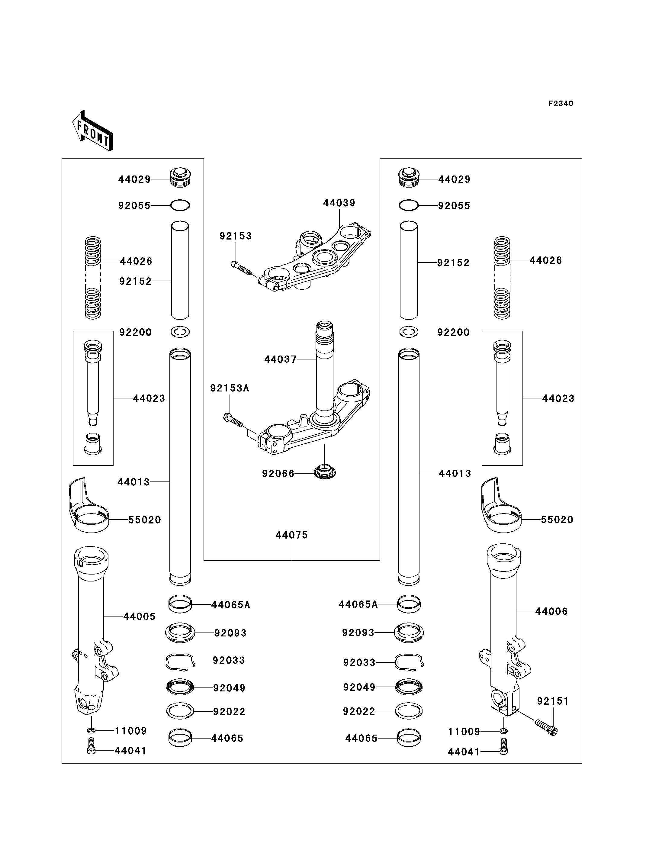 Kawasaki Original Ersatzteilsuche - OEM Katalog