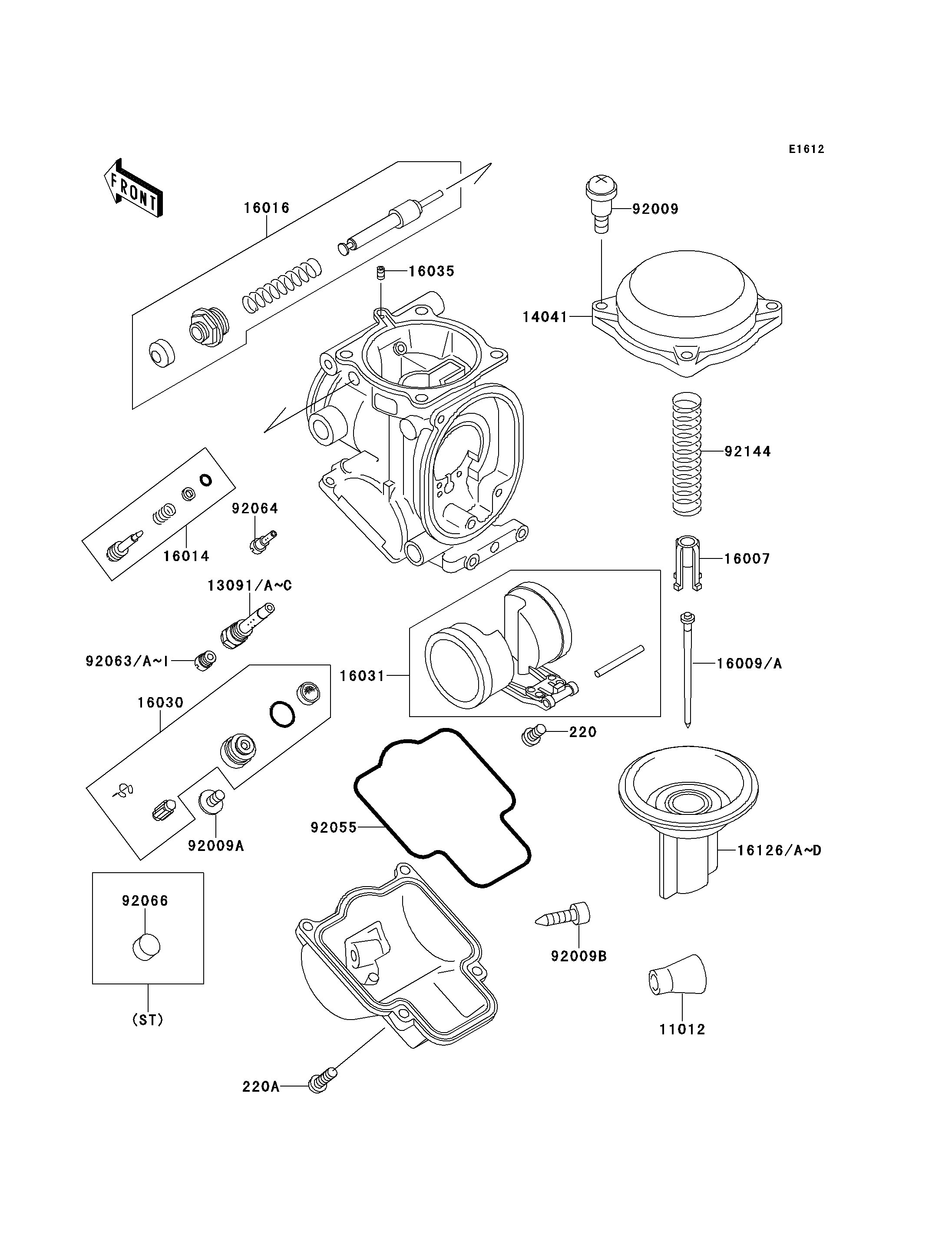 non111　0 Kawasaki Original Ersatzteilsuche - OEM Katalog
